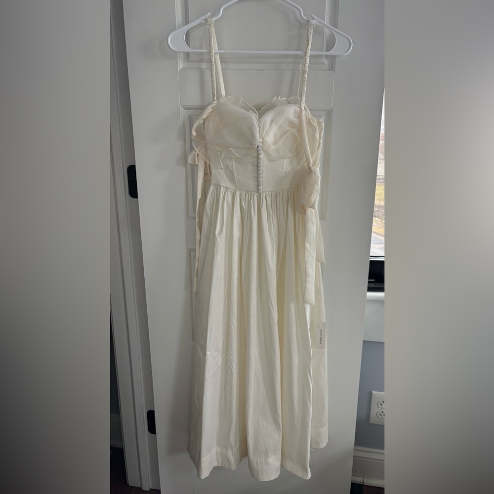 NWT For Love And Lemons Heidi Midi Dress XS - Picture 6 of 6